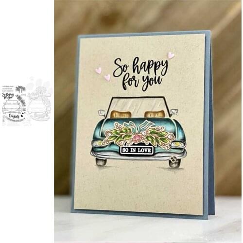 Car New Metal Cutting Dies Stamps Scrapbook Diary Decoration Embossing Cut Dies Template DIY Greeting Card Handmade 2021 NEW