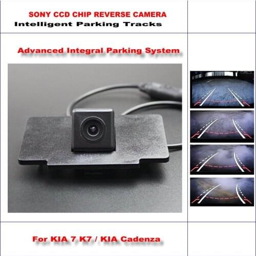 Car Rear Reverse Camera For KIA 7 K7 / Cadenza 2010-2015 HD Intelligent Parking Tracks CCD CAM