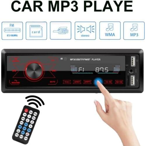 80% 50% Hot Sell Bluetooth 1 DIN Car Stereo In Dash AUX-in FM Radio Handsfree Call MP3 Player
