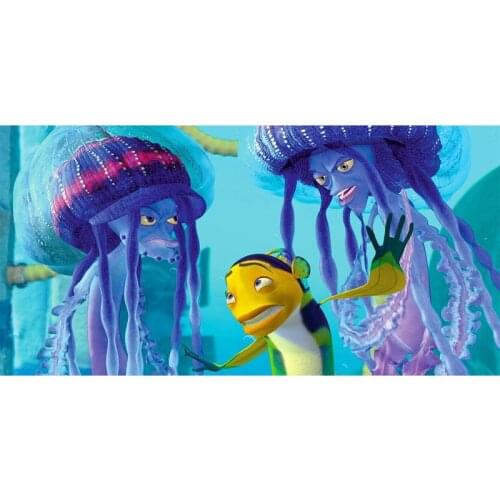 Bath Towel Bamboo Fiber Shark Tale Pattern Printed Bathing Towel Absorbent Beach Towels Suit For Home Travel 140x70cm