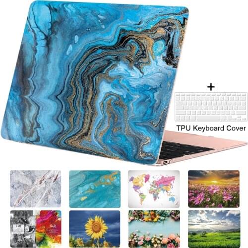 Case for Macbook Air 13 11 Pro 13 15 16 12 Retina inch Touch A2251 A2289 A2179 Art Marble Cover Shell Protector 2020
