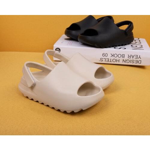 Childrens Flat Slippers for Boys and Girls Summer Middle - Sized Children Home Thick - Soled 2021 EVA Cool Slippers