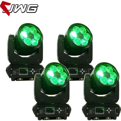 Dj Disco 6x40w 4in1 RGBW Bee Eye LED Moving Head Zoom Wash Beam Stage Light for Events