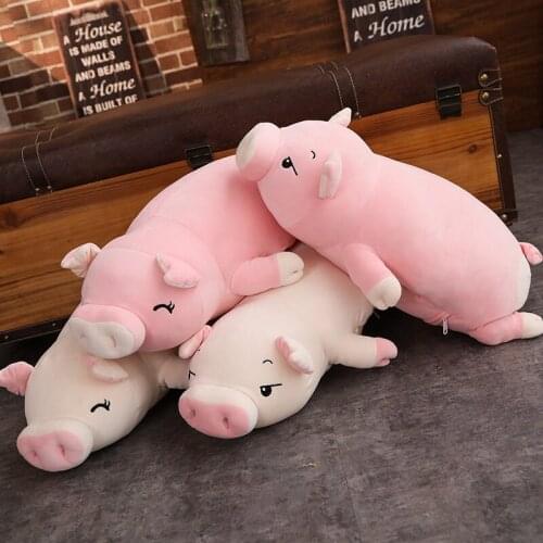 40 To 110 Cm Leisure Solid Color Plush Piggy Soft Hand Warmer Childrens Gift Doll