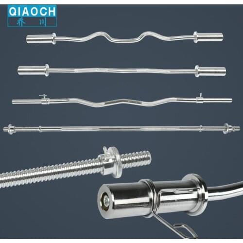 Curved bar 1.8m 1.8m2.2 Olympic bar weight lifting fitness equipment general dumbbell