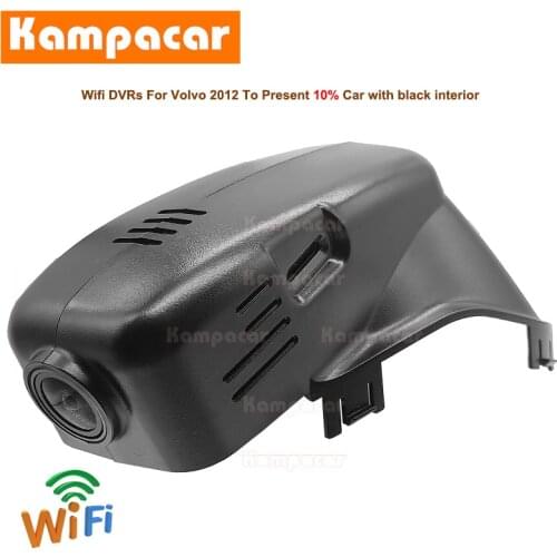 Kampacar VLV01-C Wifi Dash Cam Car Dvr Camera For Volvo V60 V70 D6 XC70 XC60 D5 R Design S80L S60L S80 S60 Auto HD 1080P DashCam