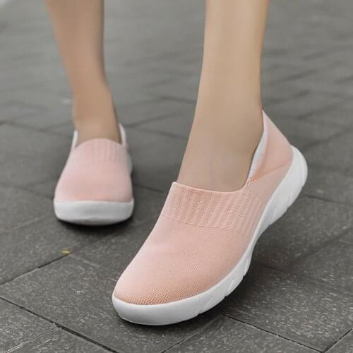 Women Vulcanized Shoes Lightweight Sneakers Breathable Non-slip Womens Shoes Outdoor Casual Shoes Woman Walking Shoes Size 42