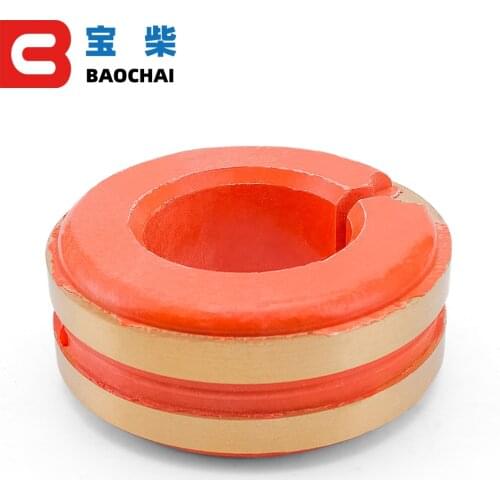Brass Slip ring for carbon brush generator SIZE:6+ 66X128X53.5mm (IDXODXH)