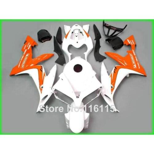Fairing kit for YAMAHA R1 2004 2005 2006 YZF R1 04 05 06 white orange black motorcycle fairings set TH8 Full injection