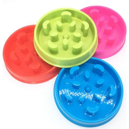 Pet Feeder Portable Feeding Food Bowls Puppy Dog Cats Slow Down Eating Feeder Dish Bowl Prevent Obesity Dogs Bowl Accessories