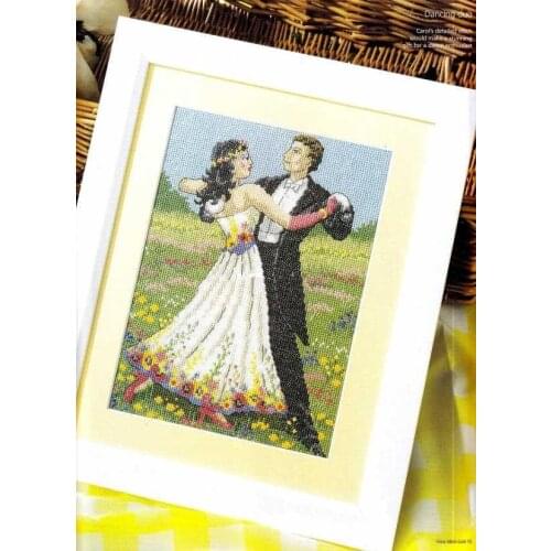 Waltz dance lovers 28-35 Counted Cross Stitch Cross Stitch Kits Embroidery Needlework Sets