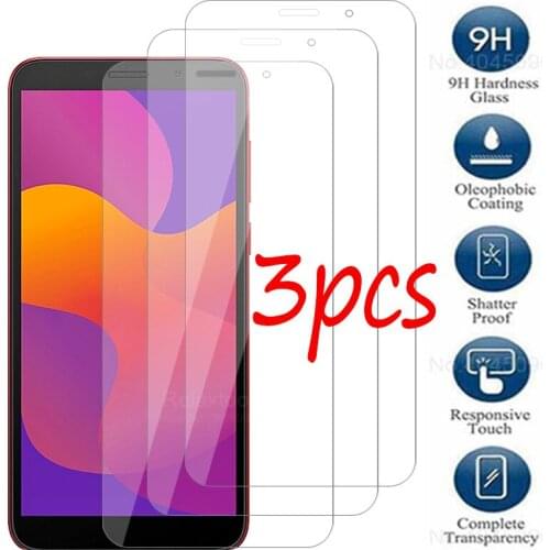 3pcs tempered glass on the for Huawei honor 9s screen protector on honor9 s 9 s s9 s huawe honer 9s safty Tremp glass 5.45"