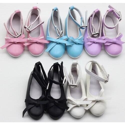 1pair 7.8cm 1/3 Dolls PU Leather Shoes for 16inch 60cm BJD SD dolls fashion shoes