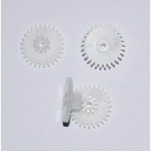 30pcs 28+10teeth 2hole double gear/plastic gears/reduction gear/diy toy part technology model parts rc car robot 28102