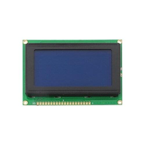 5V 12864 LCD Display Module 128x64 Dots Graphic Matrix LCD Blue Backlight