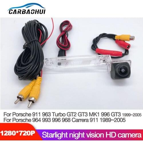 Car wireless Rear View Camera For Porsche 911 963 Turbo GT2 GT3 MK1 996 GT3 1999~2005 CCD HD Night Vision Waterproof car camera