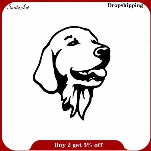 Free shipping Dog Self Adhesive Vinyl Waterproof Wall Art Decal Removable Wall Sticker Art Decoration DIY Home Decor