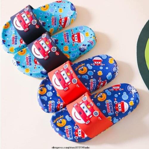Super Wings Childrens Slipper for Girls Cartoon Home Shoe Cute Kids-mom Shoe Lady House Slipper Princess Indoor Shoes for Kids