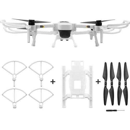 For Hubsan Zino H117S Drone Propeller Guards Heightened Landing Gear Height Leg Foot Protector Gimbal Protection Accessories