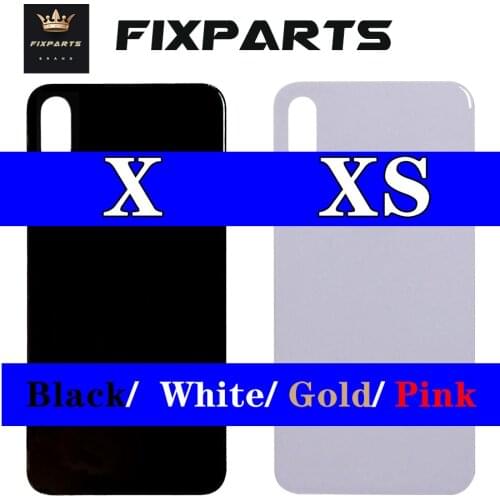 For iPhone X XS MAX Back Glass Battery Cover Rear Door XR Housing Case Replacement For Apple iPhone XS MAx Back Glass Cover