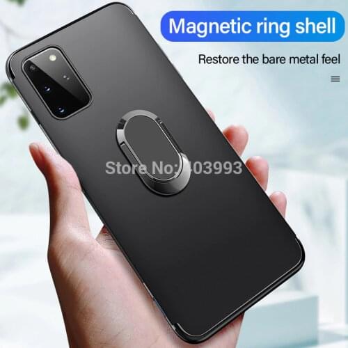 For Oneplus 9 9 Pro Case Metal Ring Holder Magnetic Silicone Phone Case On For Oneplus 9 9 Pro
