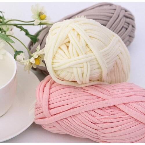 Colorful Multiple Colors Handmade Cloth Knitting Thread for DIY Braided Carpet Handbag Noodles Line Sewing Clothing Accessories