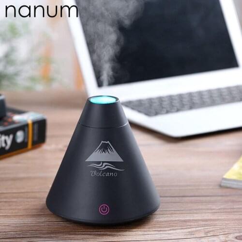 Creative Car Essential Oil Diffuser Mini Ultrasonic volcanic Humidifier LED Light USB Aromatherapy Fogger Car Air Freshener