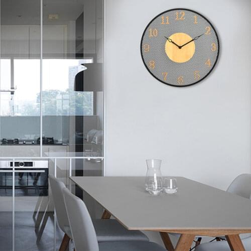 Round Silence Wall Clocks Nordic Style Modern Creativity Simple Wall Clocks Abstract Horloge Home Fashion Decorative EK50bgz