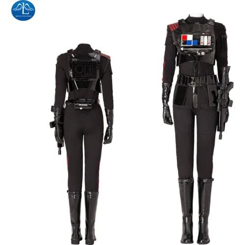 ManLuYunXiao Battle Front 2 Cosplay Adult Women Halloween Costumes Iden Versio Cosplay Costume Black Game Outfit Any Size