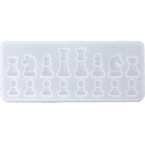 International Chess Shape Silicone Mold DIY Clay Epoxy Resin Mold Pendant Molds Resin Molds DIY Art Craft Project Gift Making