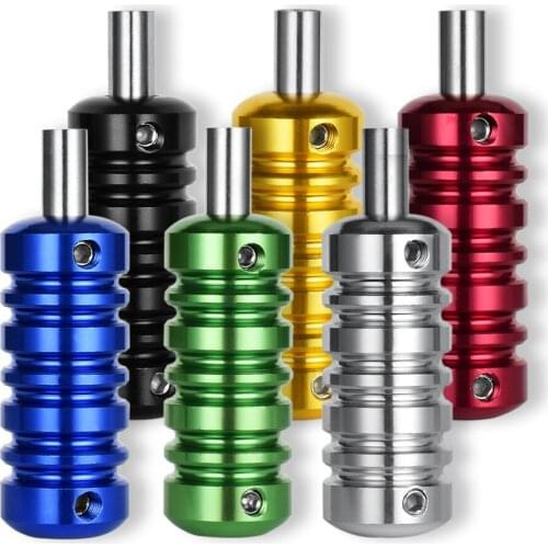 6pcs Tattoo Grips Set Aluminum Alloy Grip Kit Body Art Tattoo Accessories Supply Accessories Tattoo Machine Part Aluminum Alloy