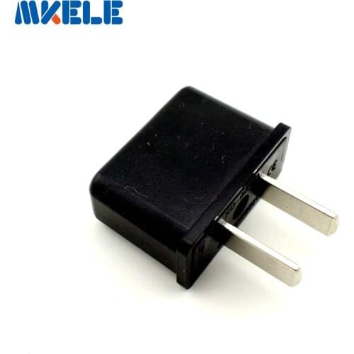 New Arrivals High Quality 2 Pin Portable Black US To CN AC Power Plug Travel Industrial Converter Adapter Electrical Socket