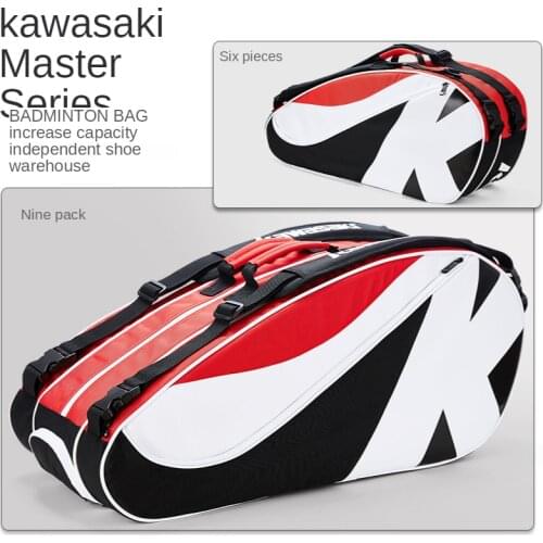 New Kawasaki badminton tennis bags sport accessories gym men female racket bag Sports backpack athletic bag