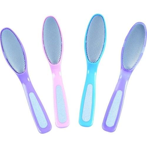 Wholesales Callus remover Foot file pedicure Economic matte metal feet rub dead skin scraping grinding 100pcs/lot free shipping