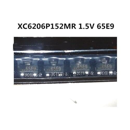 Original 100pcs/ XC6206P152MR 1.5V 65E9 SOT23