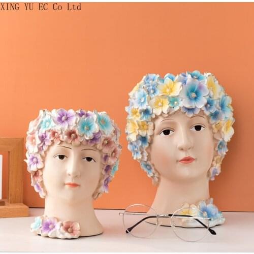 Light Luxury Nordic Girl Vase Decoration Creative Flower Arrangement TV Cabinet Decoration Living Room Desktop Decoration
