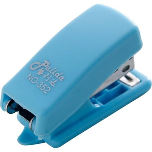 Manual Mini Stapler with Staples, 2-12 Sheets Of 80g Copy Paper Useful Mini Stapler for Student Office Binding Stationery Supply