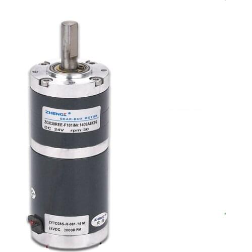 Brushed planetary gear motor, ZGX38REE, 12V 24V, 30RPM-500RPM