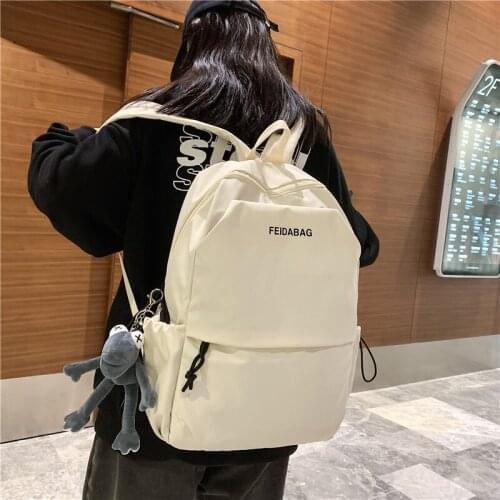 Schoolbag Japanese college girl Korean high school student junior high school student backpack forest ins simple casual backpack