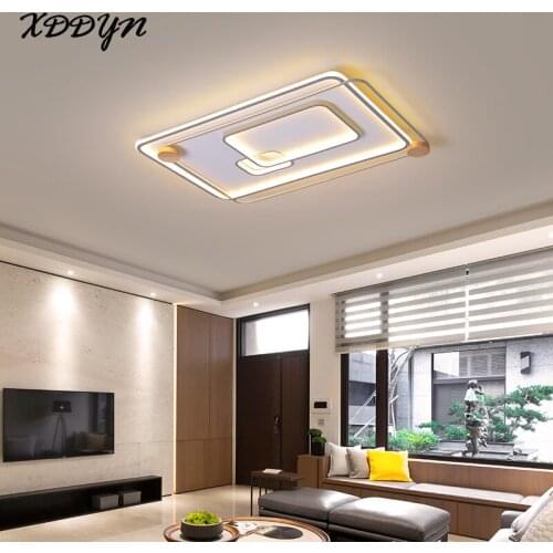Modern led ceiling light gray round rectangle square home ceiling lamp living room bedroom kitchen light corridor lamp fixtures
