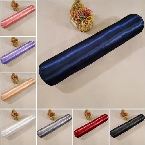 Super Soft Bedsheet long pillowcase bloster case 7 Colors Satin Soft Silk Solid 100% Quality