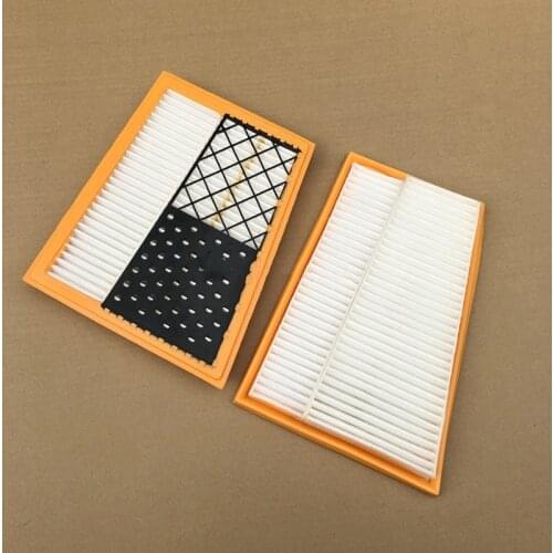 1Pair Auto Air Filter Element Suit for Mercedes Benz C320 E280 E300 E320 ML280 S320 CDI diesel OEM NO A6420940404