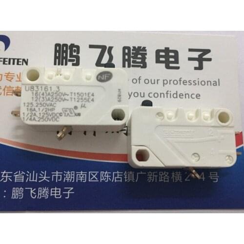 1PCS French Crouzet EF83161.3 83161348 16A large micro switch stroke limit reset push switch short foot