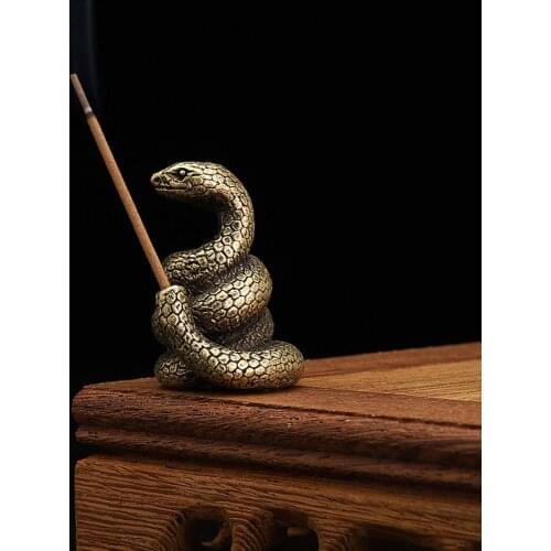 1Pcs Metal Incense Stick Holder Mini Chinese Zodiac Animal Incense Burner Joss Stick Holder for Home Decoration Accessories