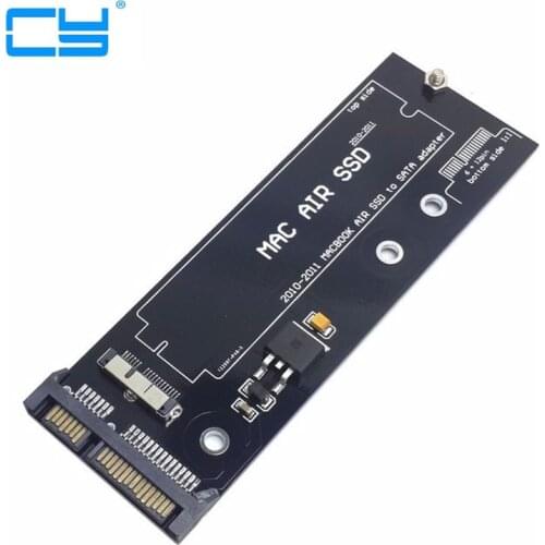12+6pin SSD HDD to SATA 22Pin Hard Disk Cartridge Drive PCBA for Apple 2010 2011 Macbook Air A1369 A1370 SSD