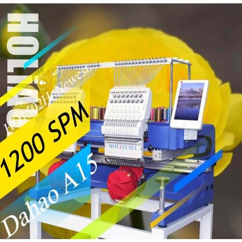 3 Years Quality Warranty!!!T Ajima Holiauma Home Computer Sewing Embroidery Machine Sales Dahao Computer 2 Head 15 Colors