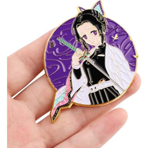 DZ2360 Japanese Anime Manga Enamel Pins Custom Brooches Lapel Badge Jewelry For Backpack Decoration Friends Gift Accessories