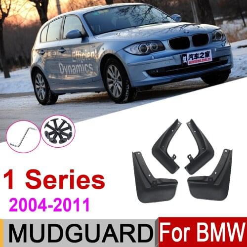 Car Mudflap For BMW 1 Series E81 E87 2011~2004 Fender Mud Guard Splash Flaps Mudguards Accessories 2010 2009 2008 2007 2006 2005