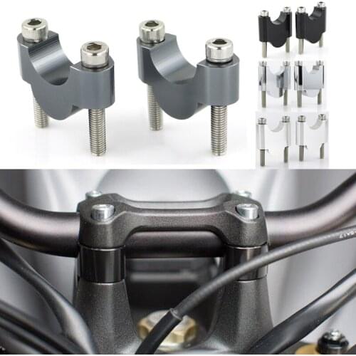 For KTM 400 EXC 450EXC/SX/XC/XC-W/XC-F 500EXC/XC XC525 28mm 1 1/8" Handlebar Riser Motorcycle Aluminum Fat Bar Mounting Risers