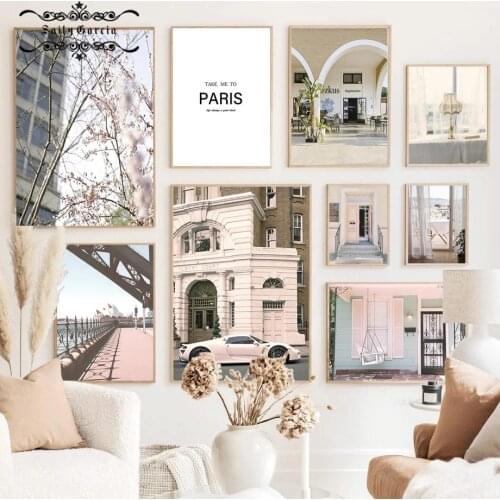 City Building Landscape Poster Wall Art Canvas Print Modern Travel Picture Nordic Interior Painting Home Decor Aesthetics Design